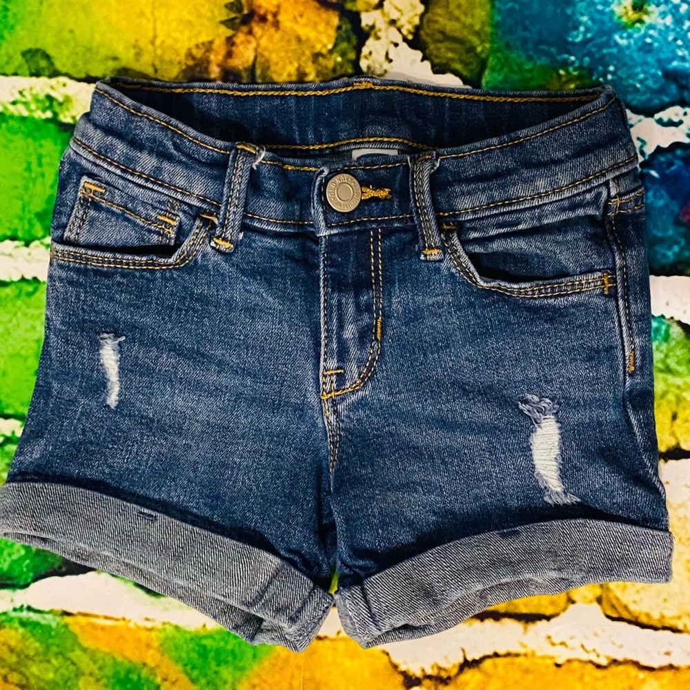 Little Girls Blue Jean Old Navy Shorts
